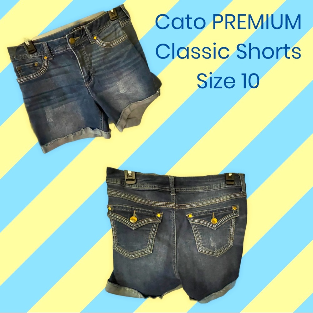 Cato Premium Classic, Distressed, Cuffed, Size 10